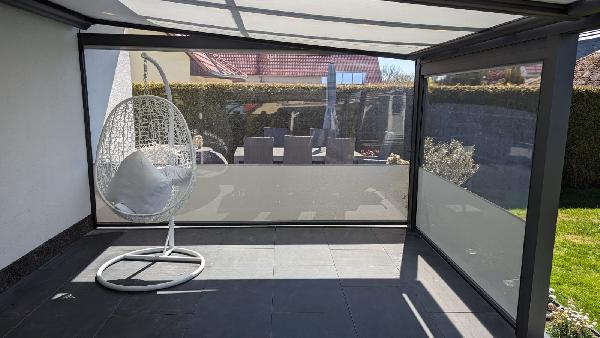 Referenz | RST-RÜGEN | Roma Textilscreens mit Panoramafenster | Stralsund
