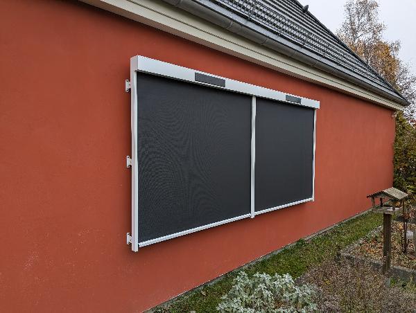 Referenz | RST-RÜGEN | Roma Textilscreens, mit Solarmotor | Wiek
