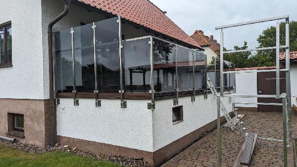 Referenz | RST-RÜGEN | Balkonumrandung aus Glas | Schaprode